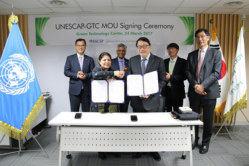 MOU Renewal with UN ESCAP for Supporting East-Northern Asia Developing Countries
